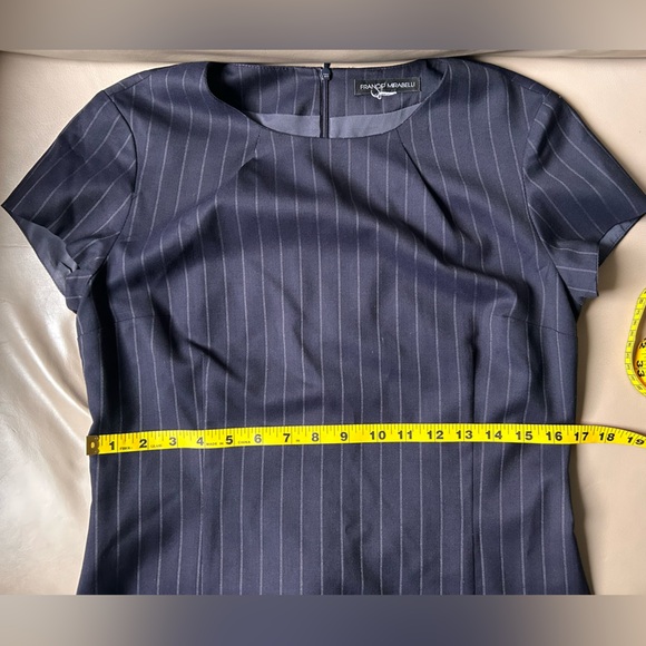 FRANCO MIRABELLI pinstriped sheath dress - Picture 4 of 10